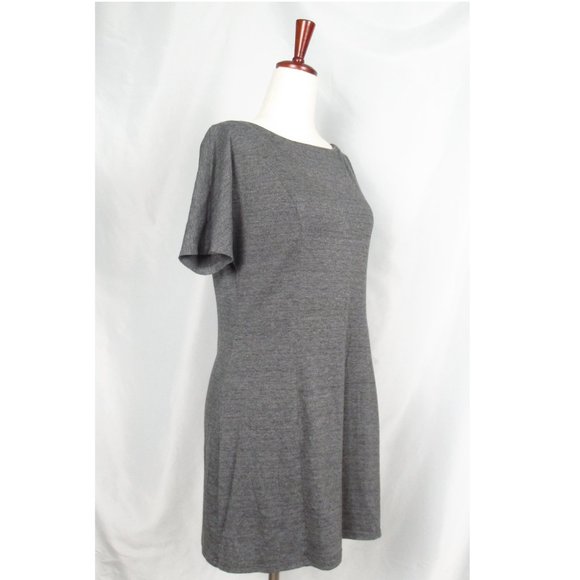 ellelauri Open Back Mini Dress Heathered Gray - Small - Picture 3 of 11
